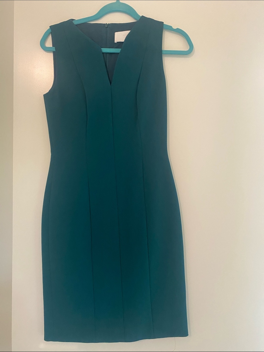 Boss Teal Sheath Midi Dress super classy dress